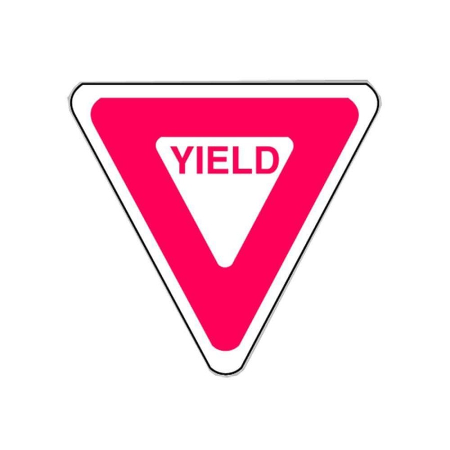 Signage * | Buy Brady 22 In. X 22 In. Yield Traffic Sign