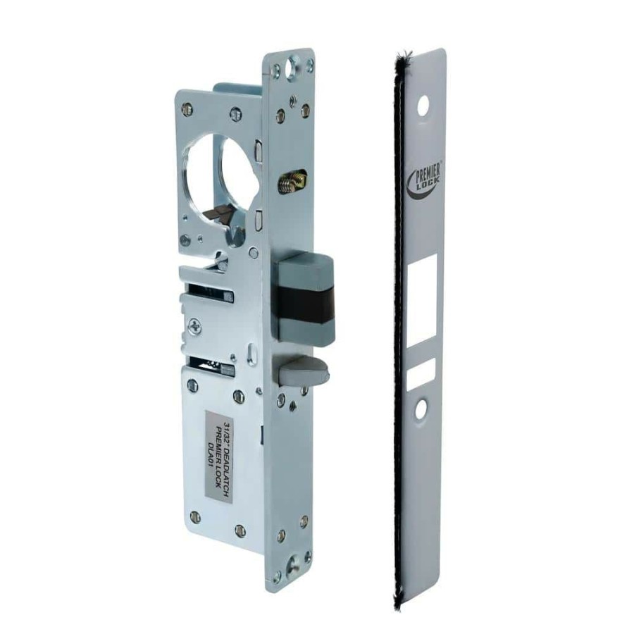 Door Hardware * | Best Deal Premier Lock 31/32 In. Commercial Deadlatch Narrow Stile Mortise Lock Right Handed