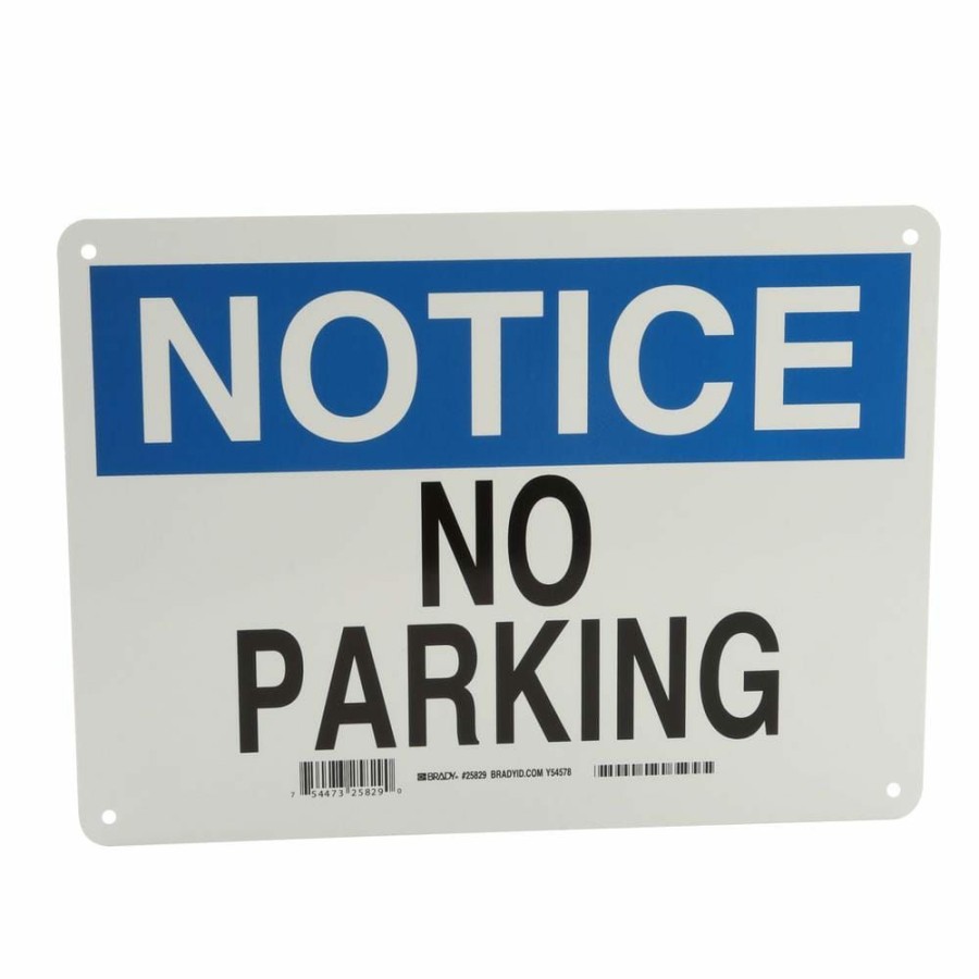 Signage * | Promo Brady 10 In. X 14 In. Aluminum Notice Authorized Personnel Only Sign