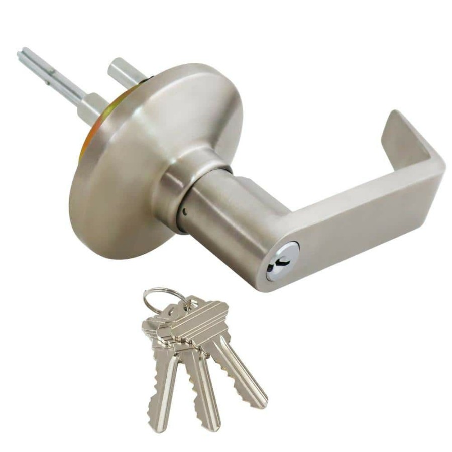 Door Hardware * | Buy Premier Lock Storeroom Trim Door Lever For Panic Exit Device